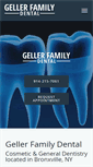 Mobile Screenshot of gellerfamilydental.com